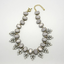 螢光仿石混鑽造型項鍊 FEOBP14002